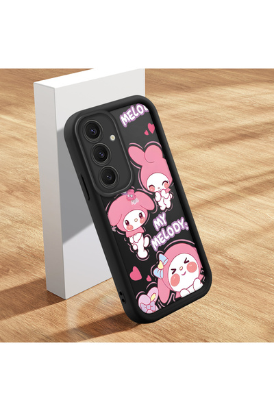 ucuc جراب هاتف سامسونج جالاكسي إس 24 بلس متوافق مع السيليكون الأسود ذو النمط ...