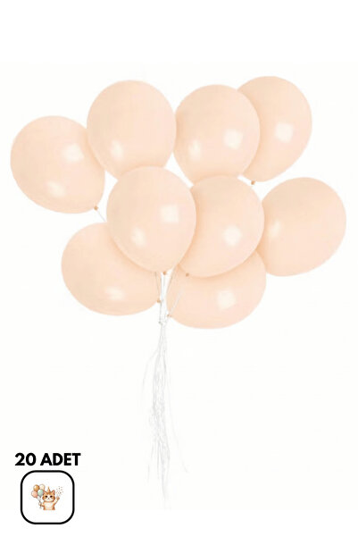 BALOMİS 20 Adet Makaron Turuncu Soft Balon Arka Plan Ve Mekan Süsleme Dekoru ...