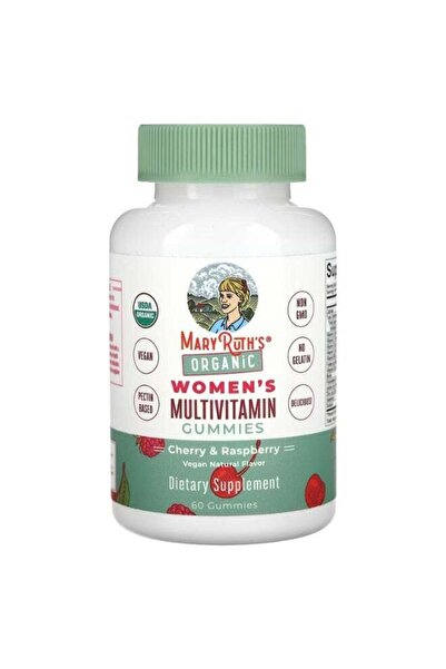 Maryruth's Organic Multivitamin Gummies for Women, Cherry & Raspberry, 60 Gummies