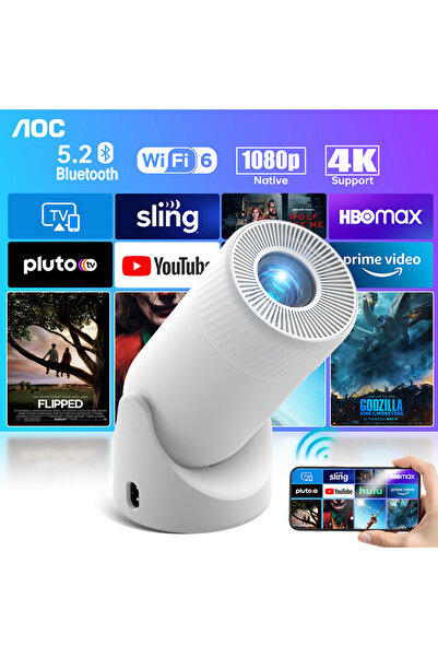 Aoc جهاز عرض صغير الحجم | تصحيح الانحراف التلقائي | دوران ١٨٠ درجة للأعمال