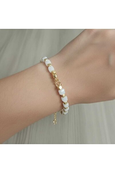 Ralp Moda سوار من الزجاج الكريستالي الأبيض المثلج