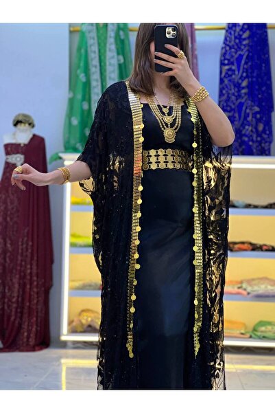 SOLİN YÖRESEL Kadın Yöresel Düğünlük Kaftan Abiye Elbise(görseldeki aksesuarlar dahil değildir)