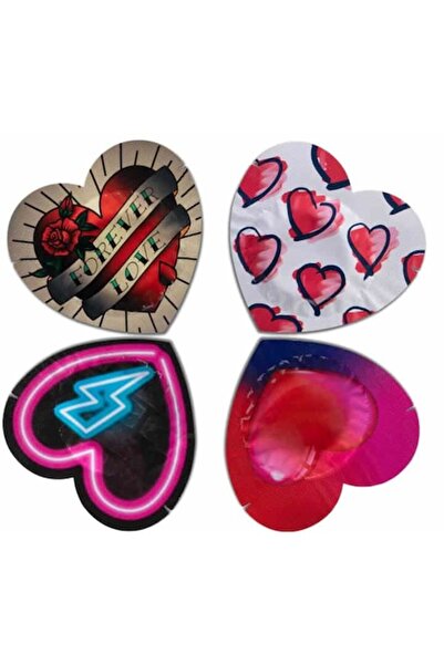PASANTE Prezervative Hearts, 10 bucăți