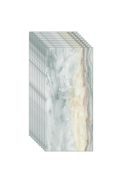 SDEPOT 30 x SDEPOT® wallpaper tiles, 2mm, 30x60cm, marble imitation, pattern in various shades