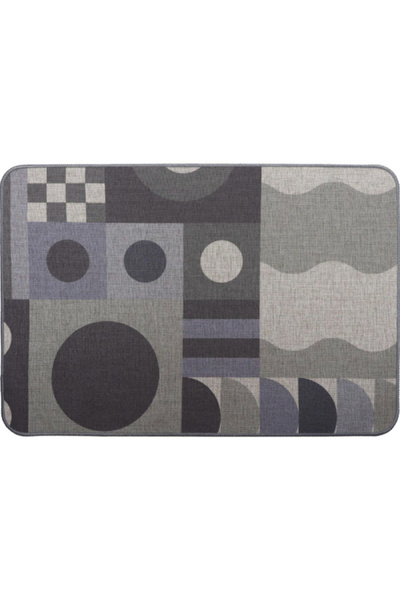 Luance Geometric Pattern Polyester Kitchen Mat 40 x 60cm
