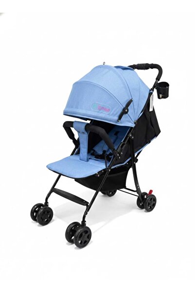 NZONE STORE عربة أطفال خفيفة وقابلة للطي من بيبي زون - مثالية للسفر والتنقل، مزودة بمظلة، سلة تخزين وحامل أكواب