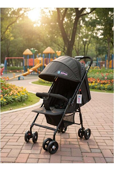 Crestj عربة أطفال خفيفة الوزن للسفر من بيبي زون مع مصد أمامي ومظلة واسعة مع ف...