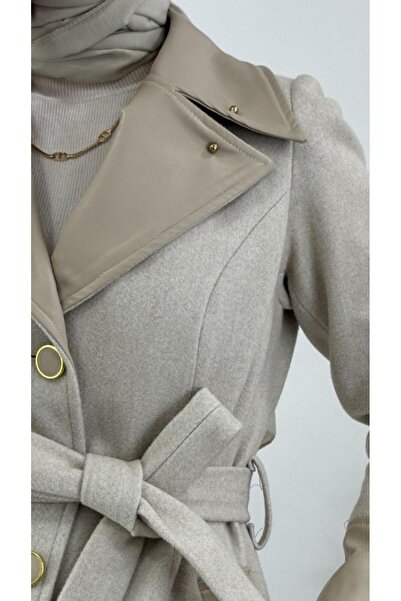 Tebrikler tekstil Women's Winter Stylish and Comfortable Long Coat Model G4167