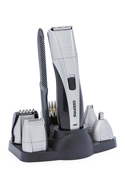 Geepas مجموعة العناية 7 في 1 باللون الرمادي