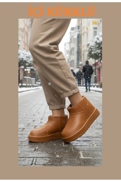 maxxi İÇİ YOĞUN KÜRKLÜ SU GEÇİRMEZ MİNİ UG ÇOK ŞIK BOT