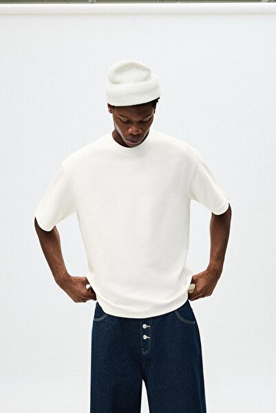 Bershka Short sleeve sweatshirt