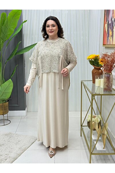 GK طقم فستان مزين بالترتر