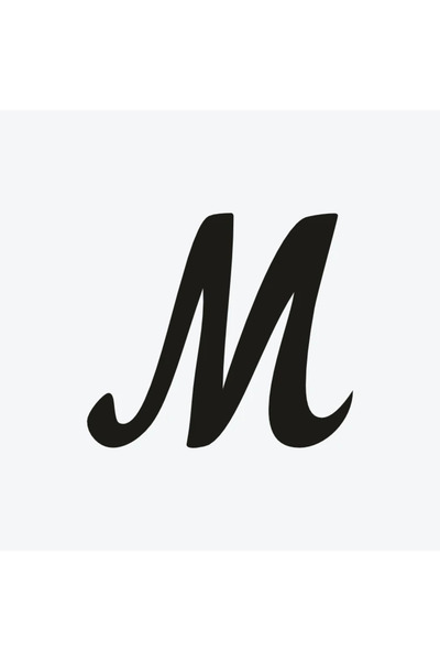 ONE SPRAY TATTOO M Harfi El Yazısı Font Tekli Dövme Şablonu Kına Kalıbı & Tattoo Stencil Geçici Vücut Dövmesi Kalıbı