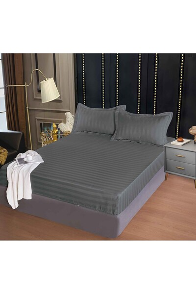 Primavara Set husă de pat damasc 160x200 + 2 fețe de pernă 55x60