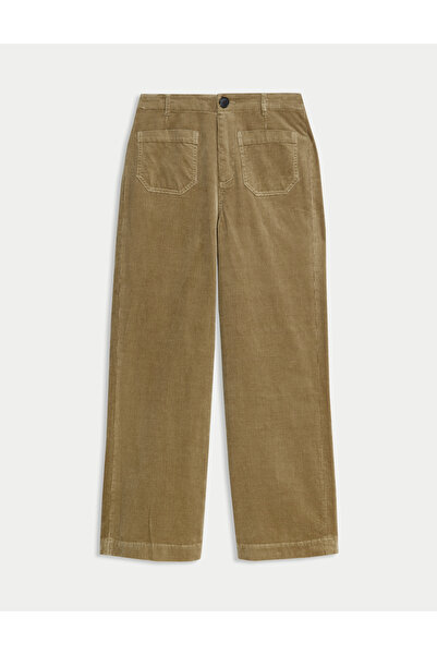 Marks & Spencer Geniş Paça Kadife Pantolon