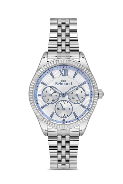 Belmond SRL1142.330 Mavi & Beyaz Çelik Kordon Kadın Kol Saati