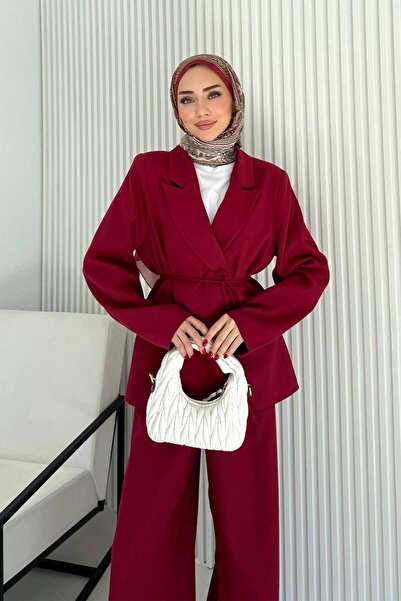 Melike Tatar Polyviscon Lined Jacket Suit 32-3300