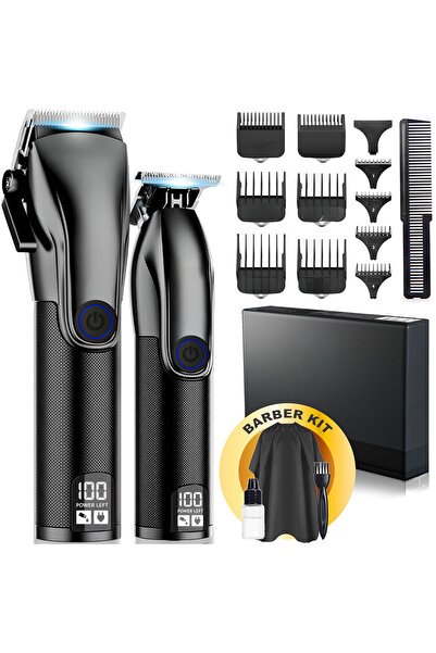 TnsAround Set de tuns și aparat de tuns fără fir, contur de barbă, modelare a părului,