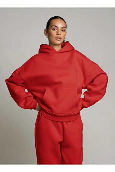 YAKAMEL طقم رياضي نسائي مريح كبير الحجم