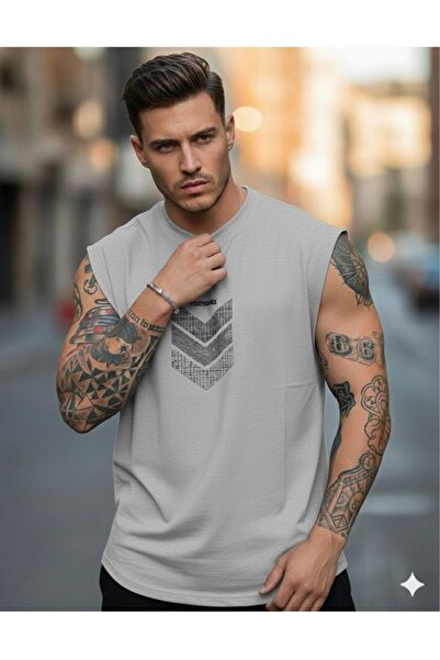 BW Bravely Wear Ανδρικό αμάνικο μπλουζάκι με στάμπα PERSEVERANCE