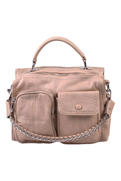 Guja Arme City Ac1134 Soft Leather Handle and Backpack with Six Compartments