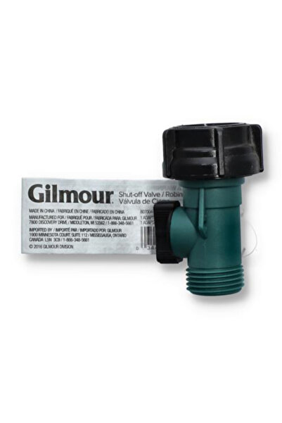 Gilmour صمام إغلاق خرطوم بلاستيكي عالي الجودة