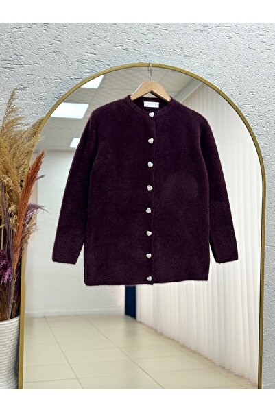 BENAHOLL Cardigan cu mâneci lungi Adora cu nasturi în formă de inimă-KR3198 P...