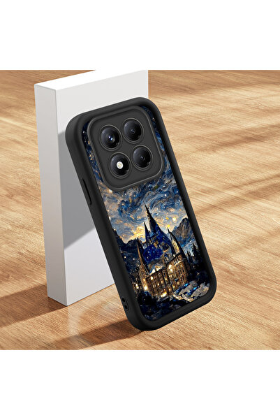 ucuc حافظة سيليكون سوداء متوافقة مع هاتف Xiaomi Redmi Note 14 Pro Plus+ 5G بن...