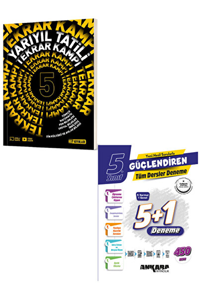 Efsane Yayınları 5.Sınıf Hız Yayınları 1.Dönem Yarıyıl Tatili Tekrar Kampı + ...