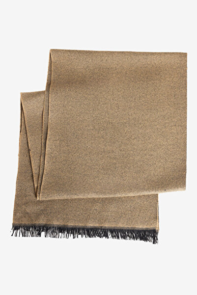 ALTINYILDIZ CLASSICS Men's Beige Soft Textured Warm Scarf