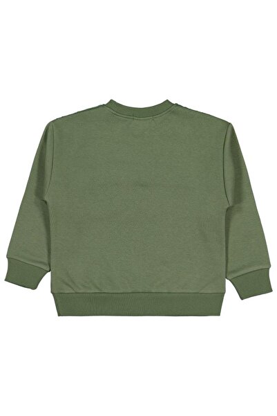 Civil Boys Plush Paneled 6-9 Years Old Sweatshirt - Khaki 6-7 Years Old