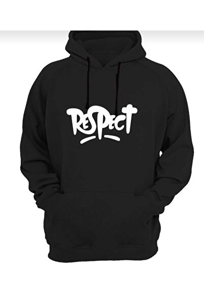 Hunors Sportswear & Company سويت شيرت ريسبكت مطبوع موديل يونيسكس قطن بغطاء رأس