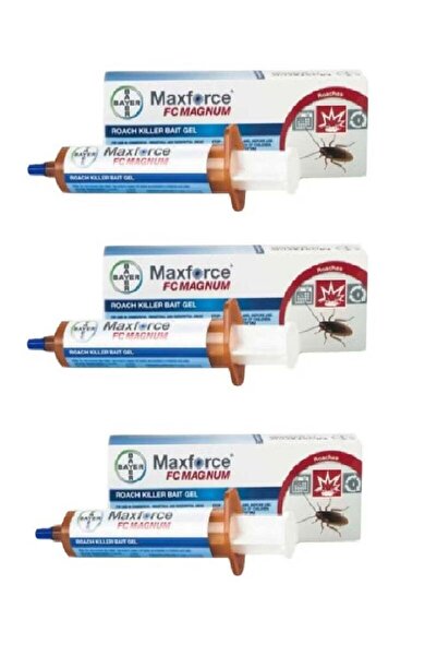 maxforce FC Select 33g Roach - محلول فعال لمكافحة الصراصير - عبوة من 3 قطع