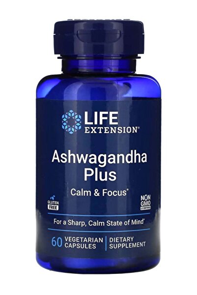 Life Extension Ashwagandha Plus 60 Vegetarian Capsules