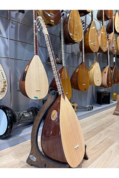 ASE MÜZİK Maun Tekne Mandolin Burgulu Kısa Sap Bağlama