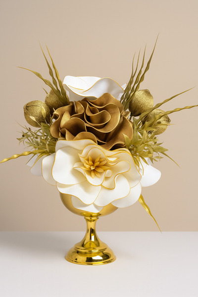 essacraft LÜKS GOLD AYAKLI EVA ARANJMAN