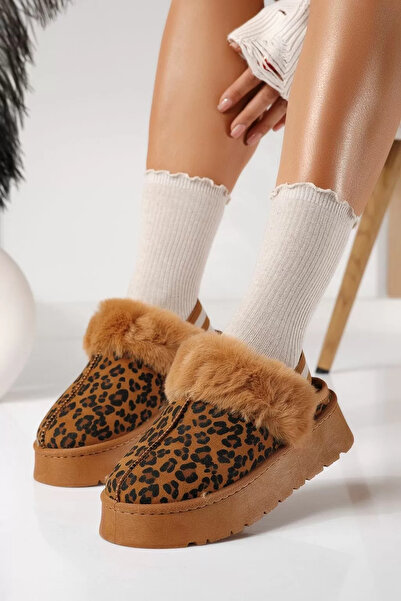 Zaira Ghete dama îmblanite tip Ug leopard din piele ecologica intoarsa Despin...