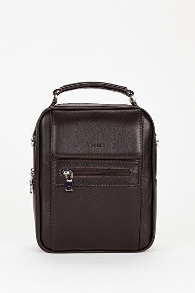 Fossil 100% Genuine Leather Men's Medium Size Handbag and Crossbody Shoulder Bag