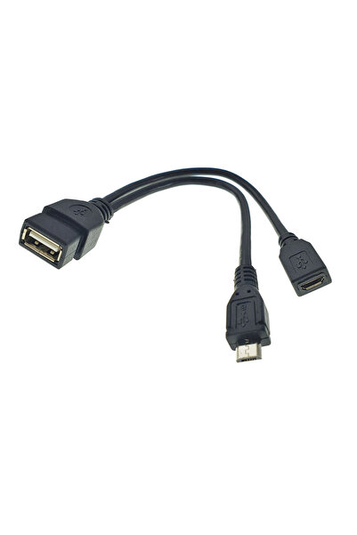 Cablexpert OTG adapter cable, 06730, USB 2.0 female to microUSB 2.0 male and microUSB 2.0 female
