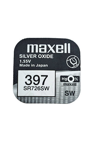 Maxell Baterie de ceas tip buton, SR726SW / 397 / AG2, 1.55V, 7.9mm diametru ...