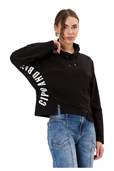 Cipo & Baxx WL369 Γυναικείο φούτερ με κουκούλα, άνετο, κομψό και κατάλληλο γι...