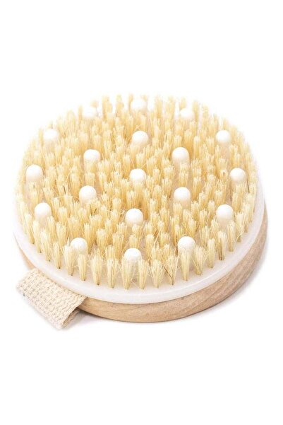 BLOOMING TIME فرشاة تقشير الجسم للبشرة الجافة، لون بني، 2×4×2.8 بوصة