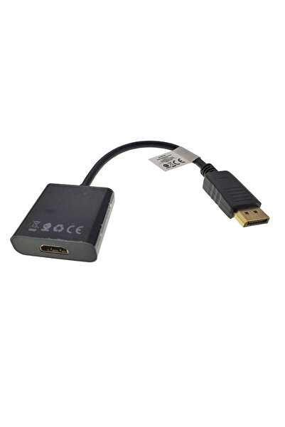 Lanberg Adapter DisplayPort male to HDMI female, 10cm, AD-0009-BK,