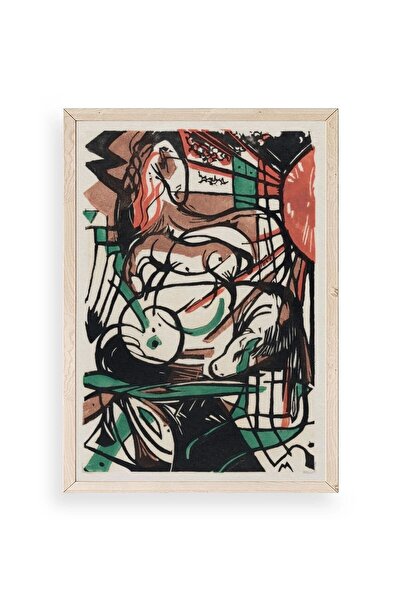 CT STONES Franz Marc Wood Framed Table