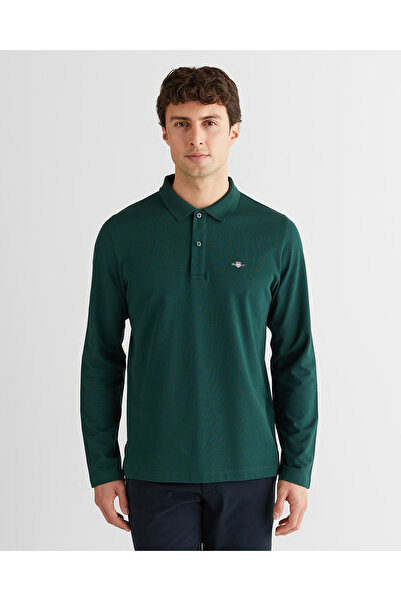 Gant Erkek Yeşil Regular Fit Polo Yaka Polo