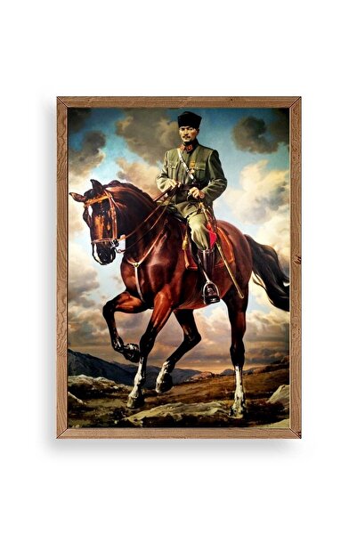 CT STONES Ataturk Wooden Framed Painting