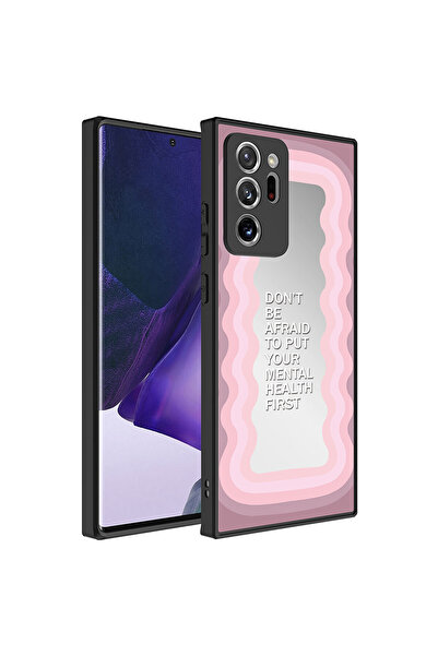 zore Galaxy Note 20 Ultra Compatible Mirrored Patterned Camera Protected Glos...