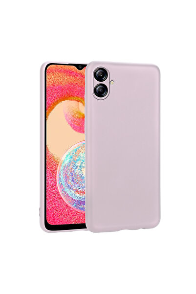 zore غطاء حماية من السيليكون لهاتف Galaxy A04E من TCMK - ذهبي وردي