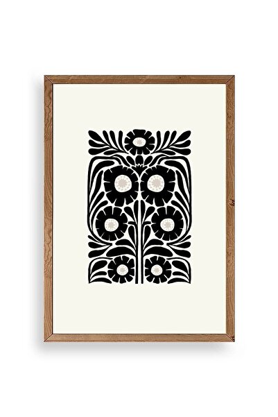 CT STONES Flower Wooden Framed Painting