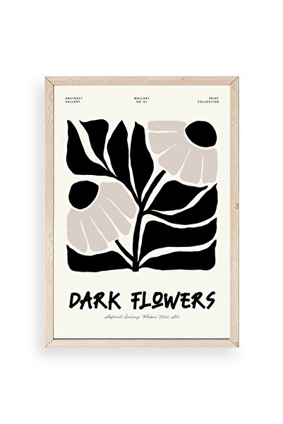 CT STONES Flower Wooden Framed Painting